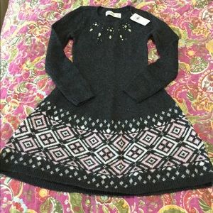 NWT Abercrombie Kids Sweater Dress Bling size 5/6